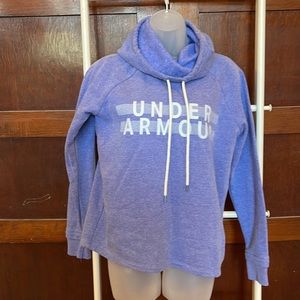 Under Armor Purple Cowl Hooded Sweater